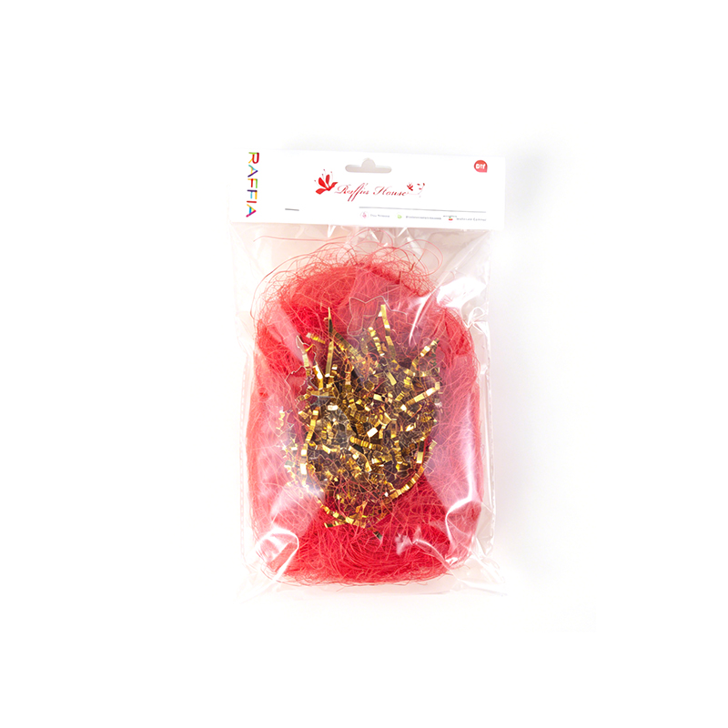麻丝+纸丝混拼包装